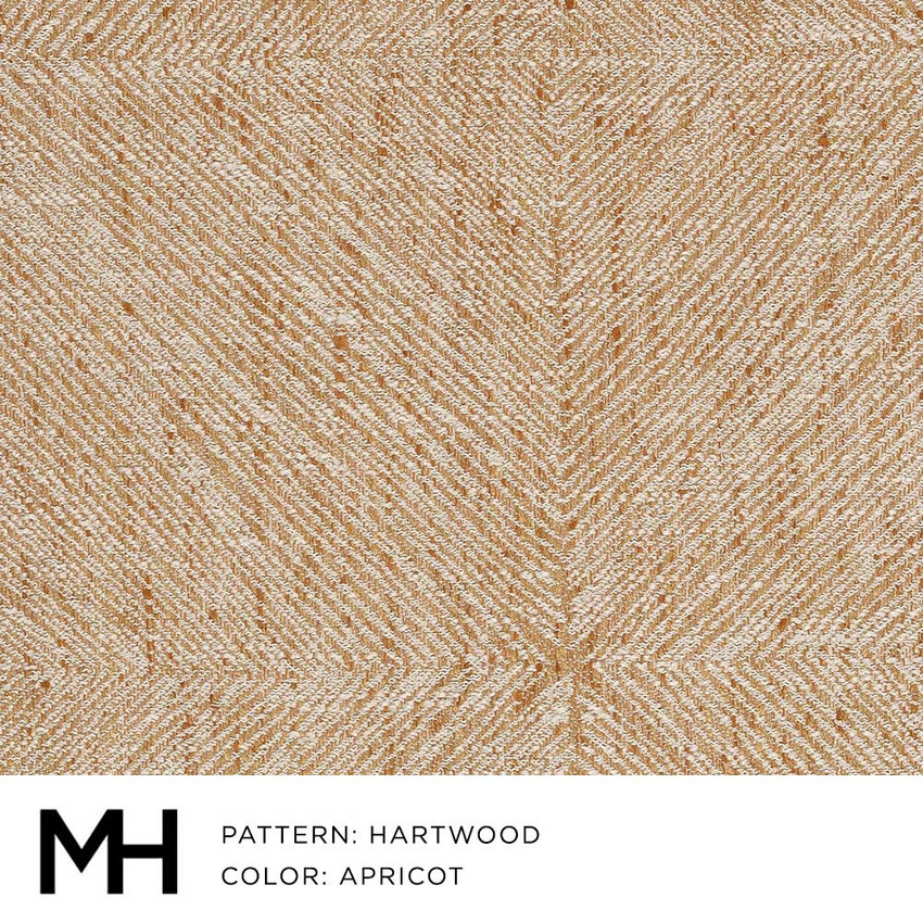 Moss Home Hartwood Apricot Fabric Swatch