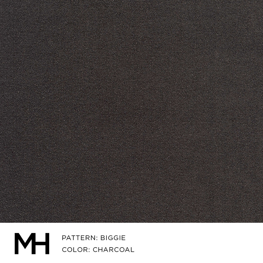 Moss Home Biggie Charcoal Fabric by the Yard