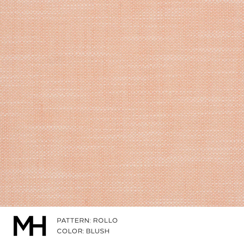 Moss Home Rollo Blush Fabric by the Yard