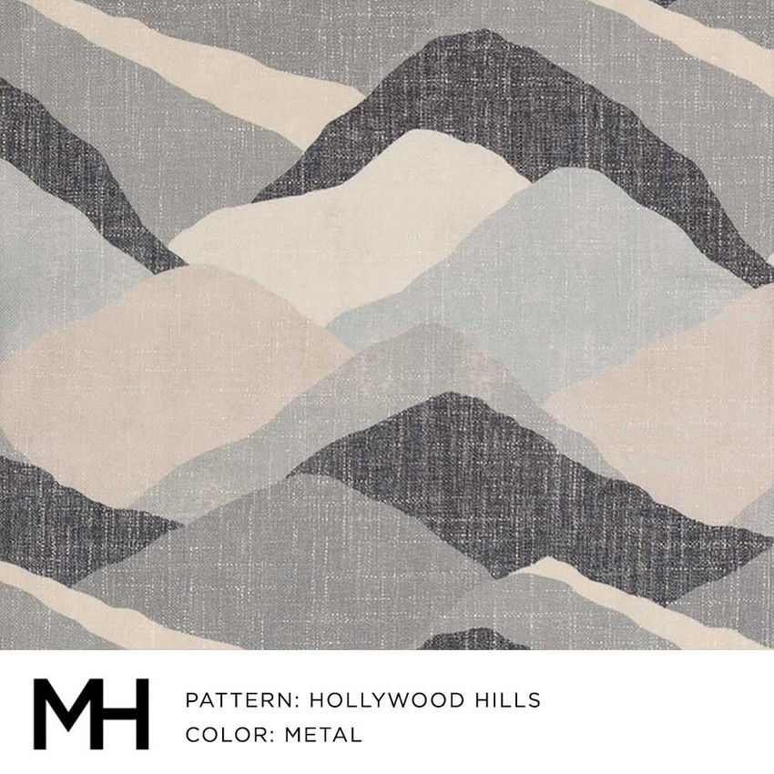 Moss Home Hollywood Hills Metal Fabric by the Yard