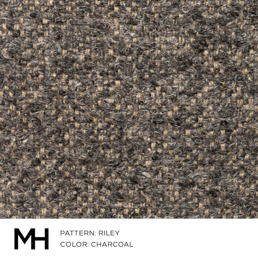 Moss Home Riley Charcoal Fabric by the Yard
