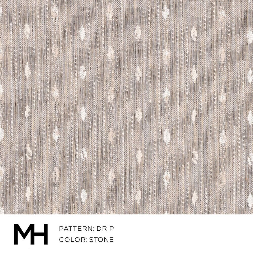 Moss Home Drip Stone Fabric by the Yard