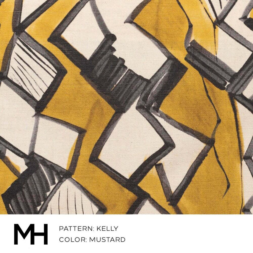 Moss Home Kelly Mustard Fabric by the Yard