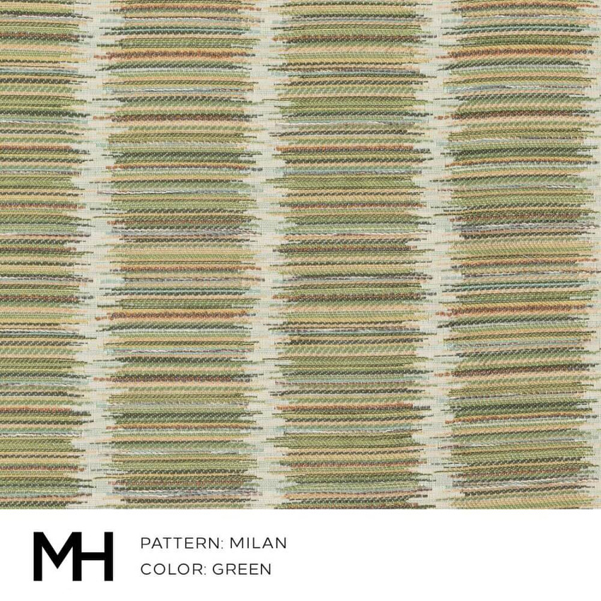 Moss Home Milan Green Fabric by the Yard