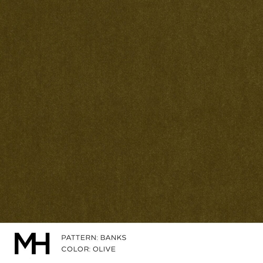 Moss Home Banks Olive Fabric by the Yard
