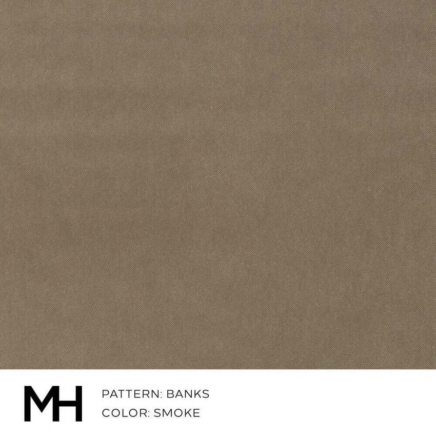 Moss Home Banks Smoke Fabric by the Yard