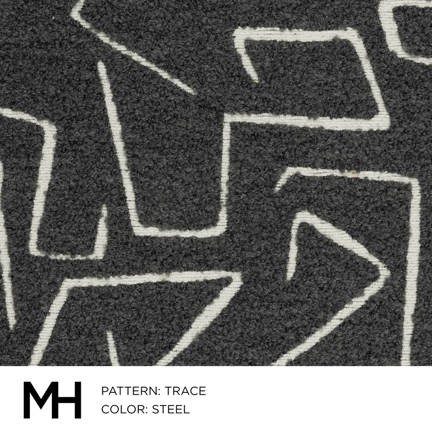 Trace Steel Fabric Swatch