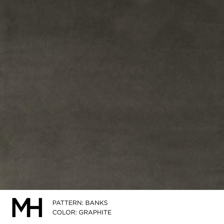 Banks Graphite Fabric Swatch