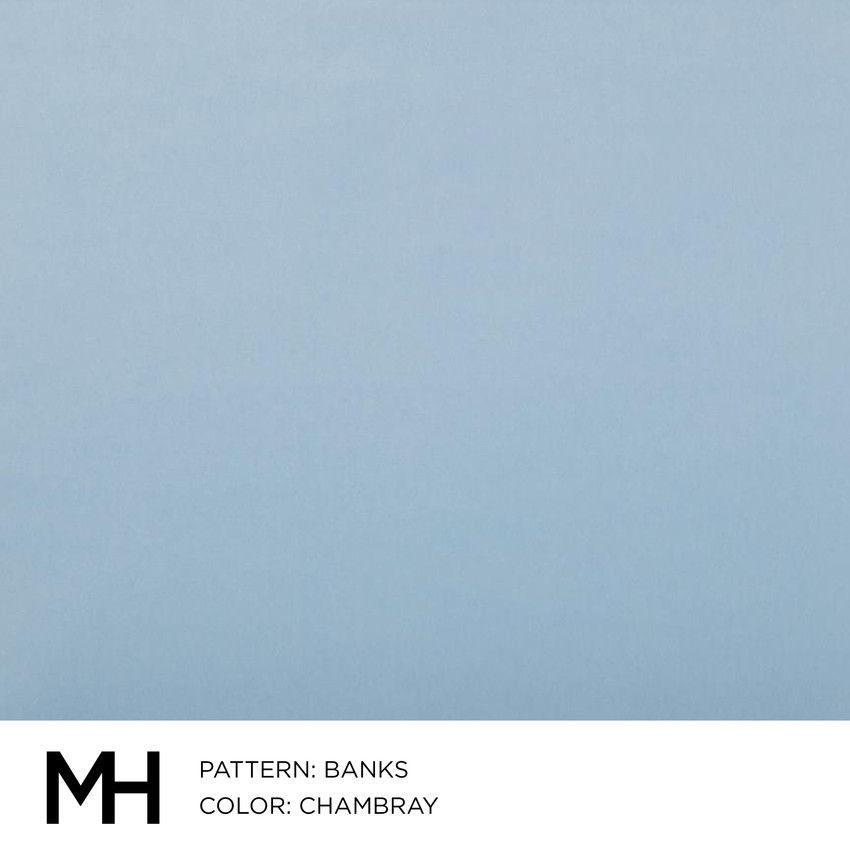 Banks Chambray Fabric Swatch