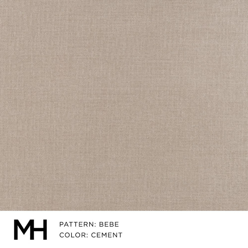Bebe Cement Fabric Swatch Moss Studio Moss Home