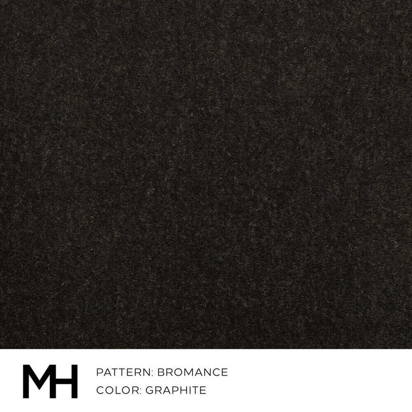 Bromance Graphite Fabric Swatch