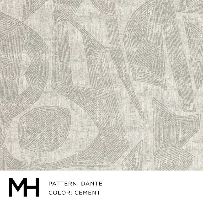 Dante Cement Fabric