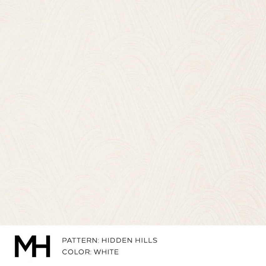 Hidden Hills White Fabric Swatch