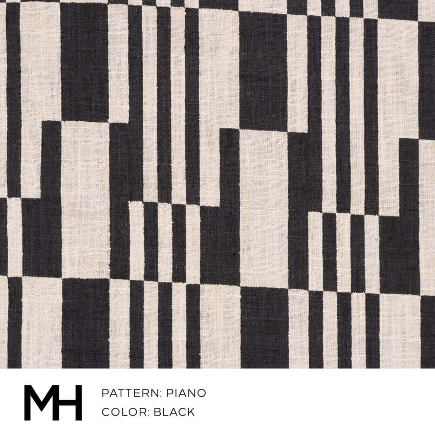 Piano Black Fabric Swatch