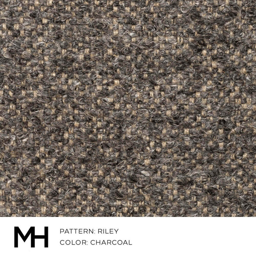 Riley Charcoal Fabric Swatch
