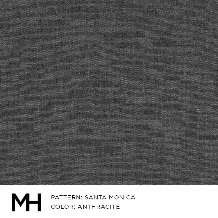 Santa Monica Anthracite Fabric Swatch