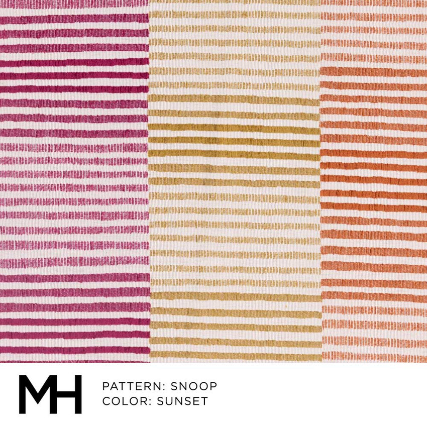 Snoop Sunset Fabric Swatch Moss Studio Moss Home