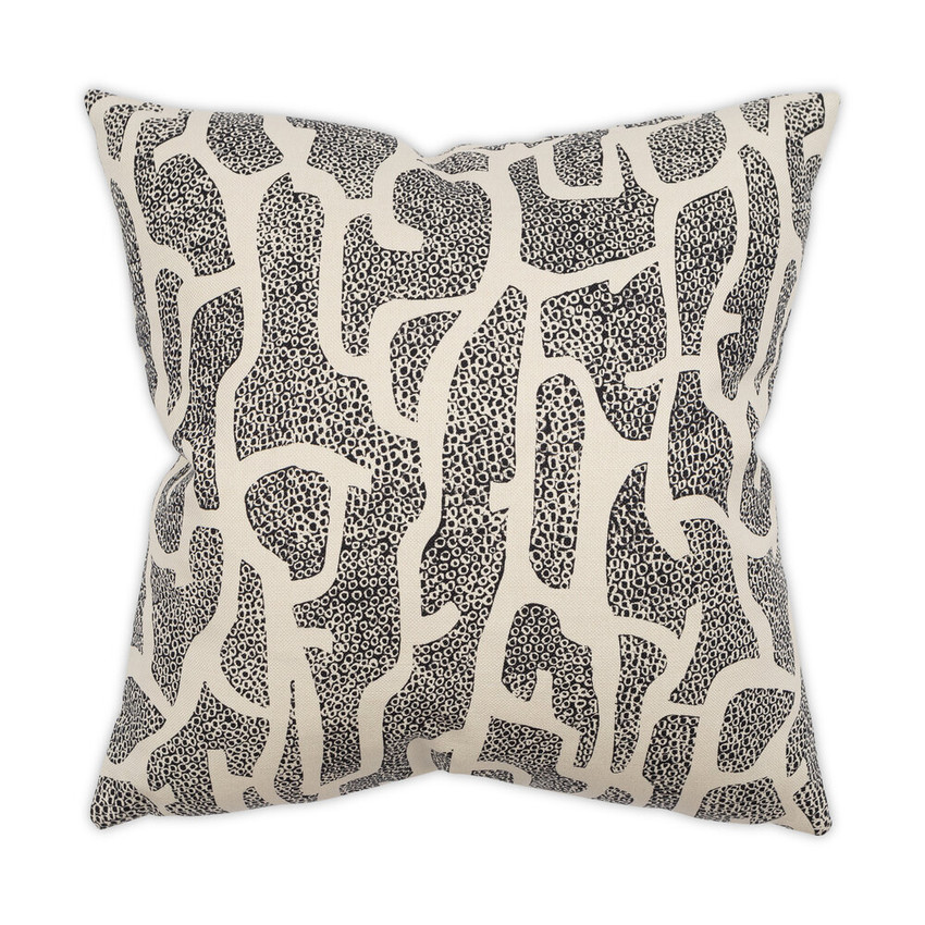 Moss Home Gracie Pillow,  trend throw pillow, accent pillow, Gracie throw pillow in black
