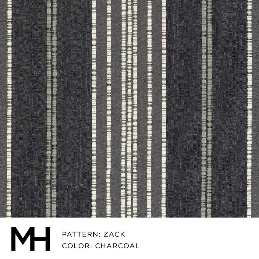 Zack Charcoal Fabric