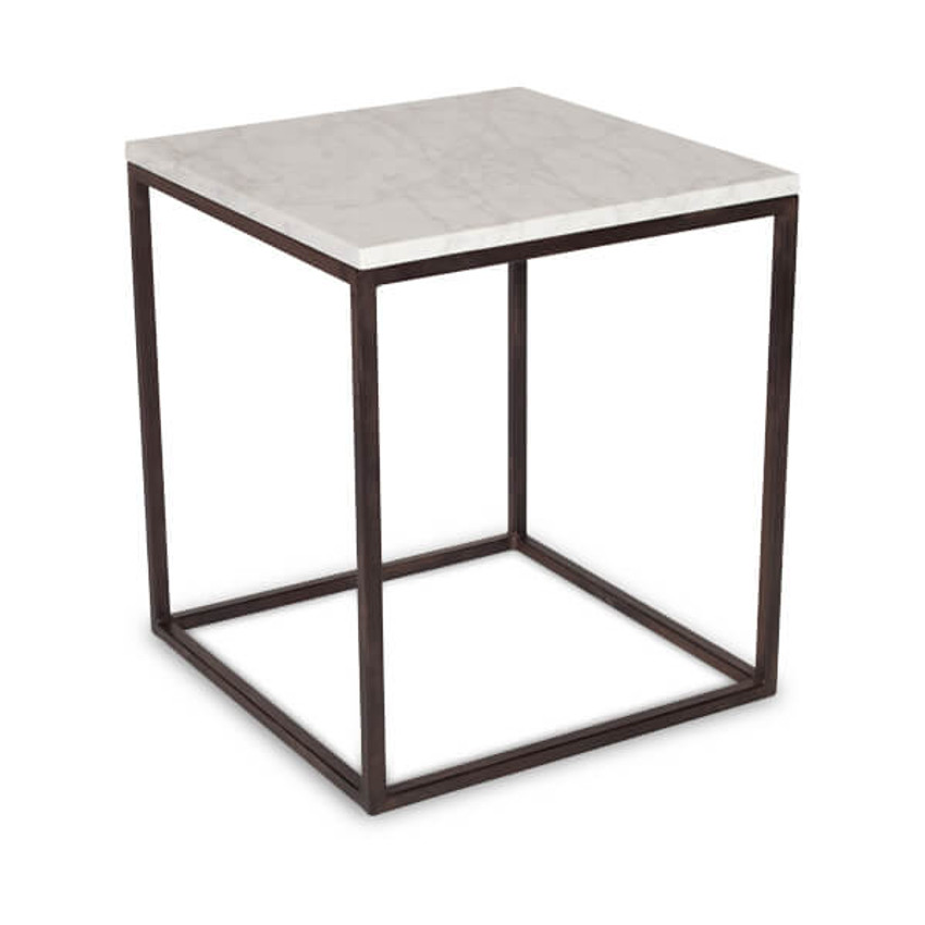 Moss Home - Made in the USA Cube End Table, Moss Studio Cube End Table
