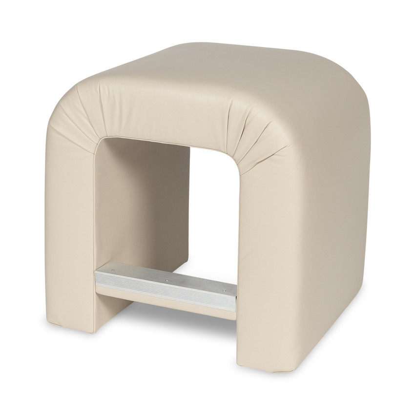 Moss Home Gianni Counter Stool in Luxtan Ivory - View 1