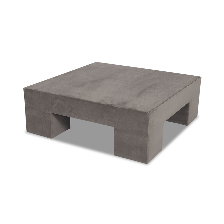 Moss Home Levy Coffee Table in Banks Slate - Angle View