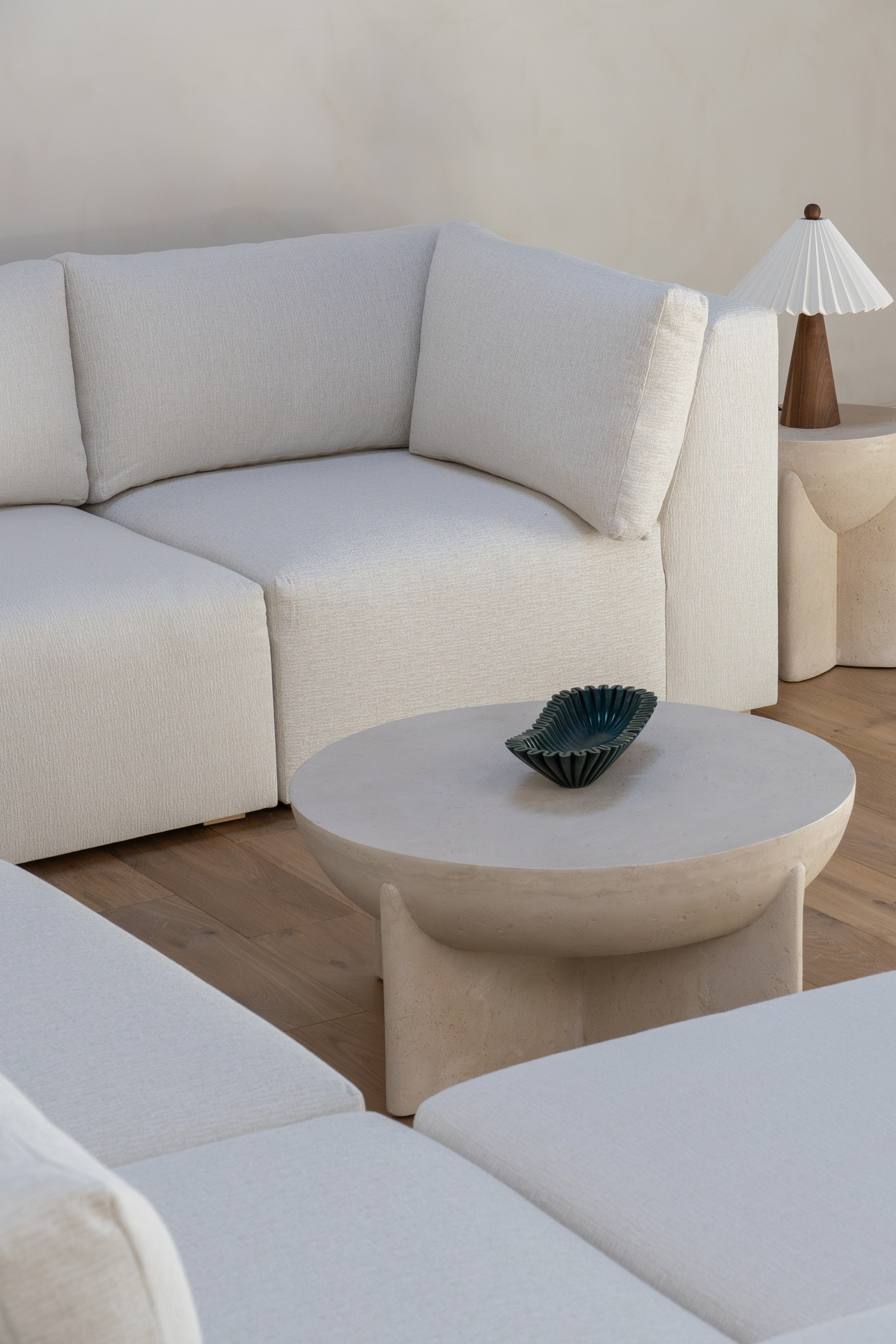 White sectional