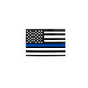 Rothco Transparent Thin Blue Line Flag Decal