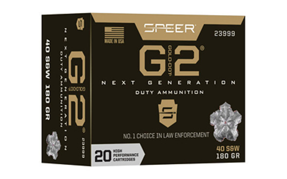 Spr Gold Dot G2 40s&w 180gr 20/200