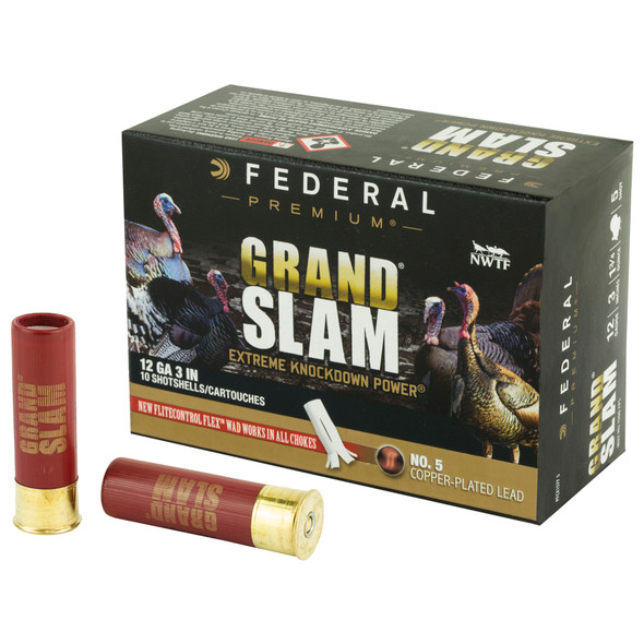 Fed Grand Slam 12ga 3" #5 1.75oz 10/