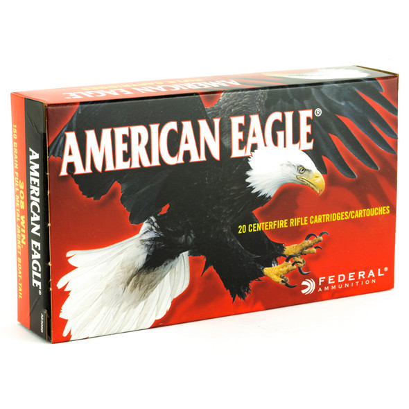 Fed Am Eagle 308 150gr Fmj 20/500