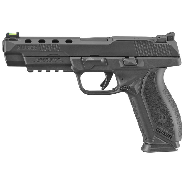Ruger American 9mm 5" Comp 17rd Blk