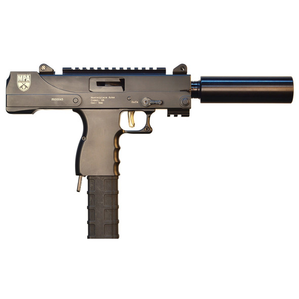 Mpa Pistol 9mm 6" Tb 30rd W/rail