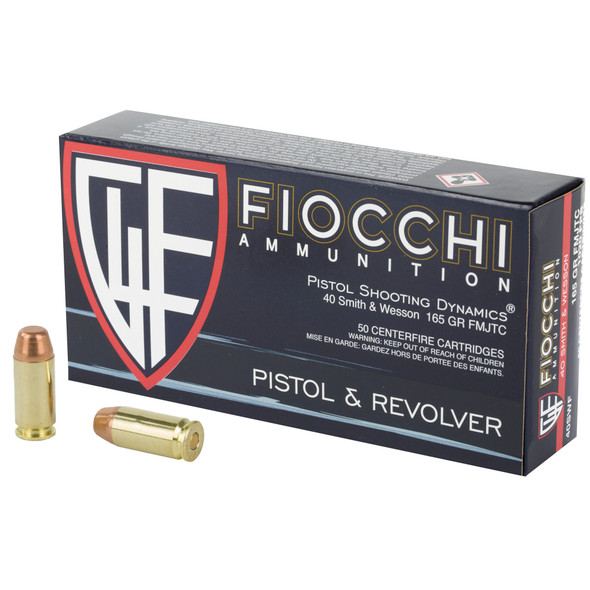 Fiocchi 40sw 165gr Fmj 50/1000