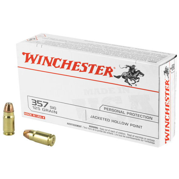 Win Usa 357sig 125gr Jhp 50/500