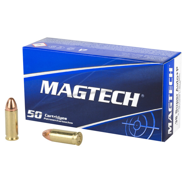 Magtech 38super +p 130gr Fmj 50/1000