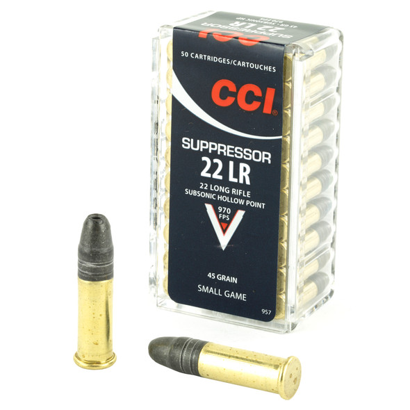 Cci 22lr Suppressor 45gr Hp 50/5000