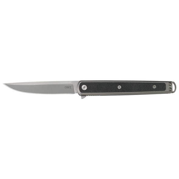 Crkt Seis Black 3.32" Plain Edge