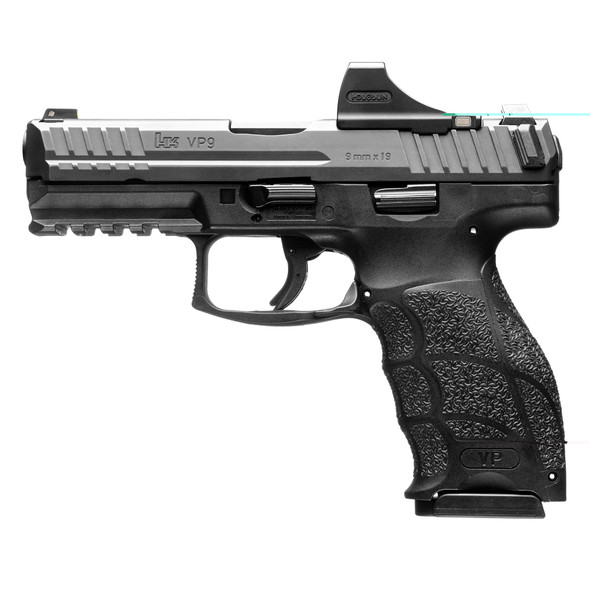 Hk Vp9 9mm 4.09" 17rd Holosun Scs Bk