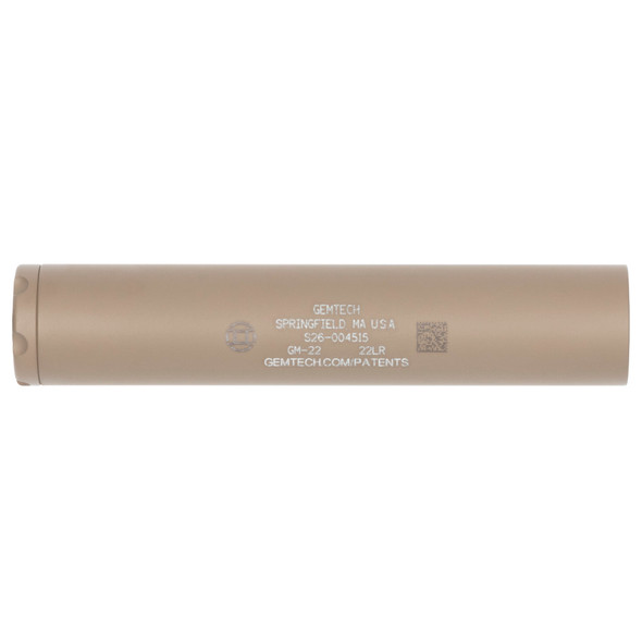 Gemtech Gm-22 Suppressor 22lr Fde