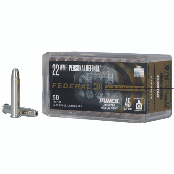 Fed Punch 22wmr 45gr Jhp 50/3000