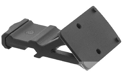 Utg 45 Deg Offset Mount For Rmr Blk