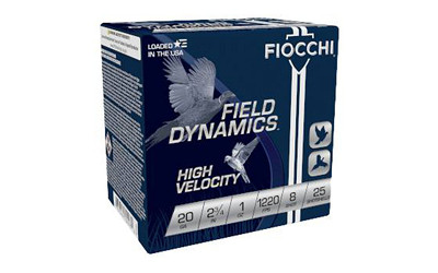 Fiocchi Hv Ld 20ga 2.75" #8 25/250