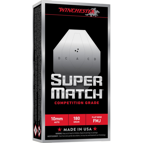 Win Supr Match 10mm 180gr Fn 50/500