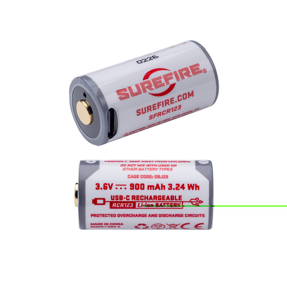Surefire Rchrg Batt 123a Usb-c 3.6v