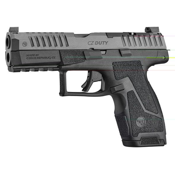 Cz Duty 4.0c 9mm 17rd 4" Or Blk