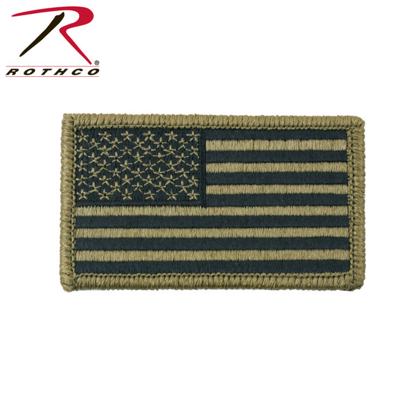 Rothco OCP American Flag Patch With Hook Back