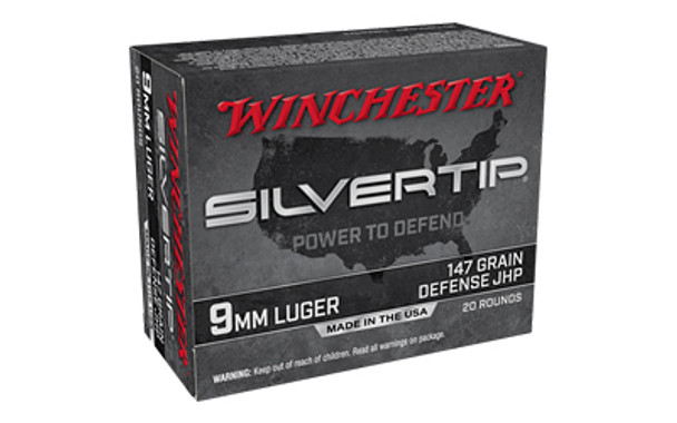 Win Silvertip 9mm 147gr Hp 20/200