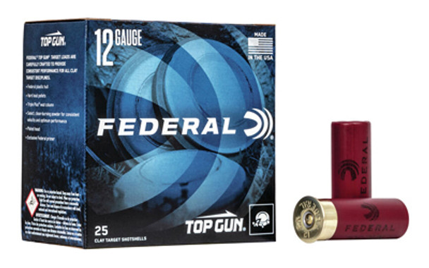 Fed Top Gun 12ga 2.75" #8 25/250 - FETG128