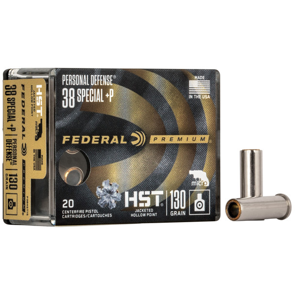 Fed Hst Micro 38spl+p 130gr 20/200